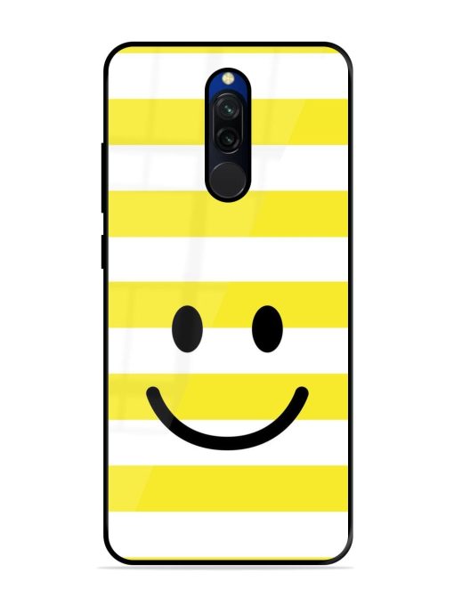 Smiling Stripes Glossy Soft Edge Case for Xiaomi Redmi 8