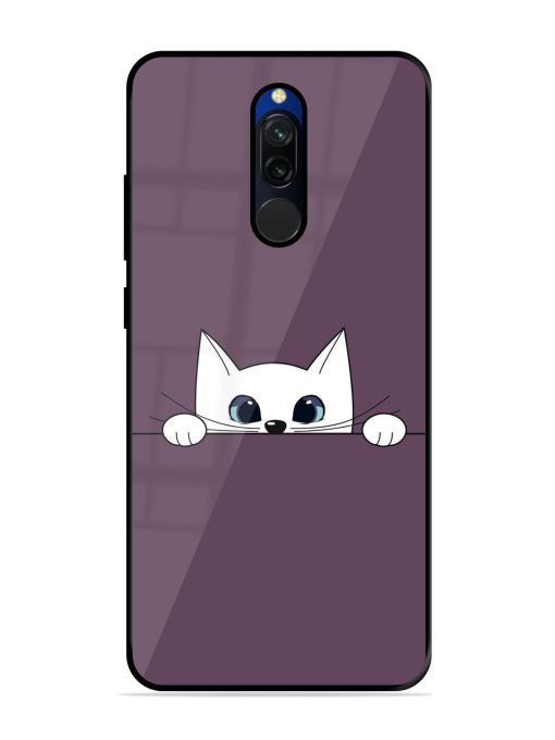 Peek-A-Boo Kitty Glossy Soft Edge Case for Xiaomi Redmi 8