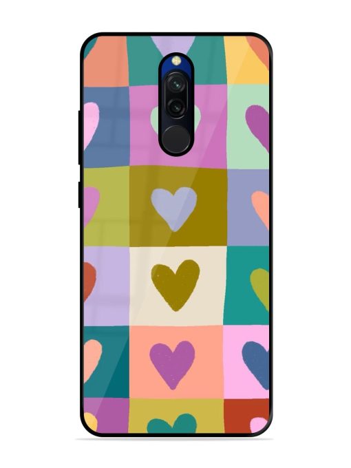 Box Of Hearts Glossy Soft Edge Case for Xiaomi Redmi 8