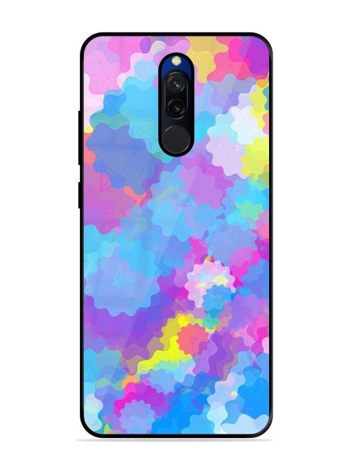 Psychedelic Cloud Burst Glossy Soft Edge Case for Xiaomi Redmi 8