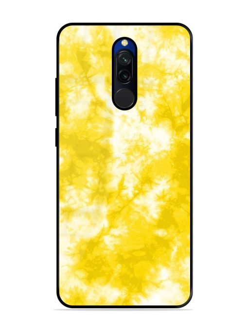 Golden Tie-Dye Twirl Glossy Soft Edge Case for Xiaomi Redmi 8