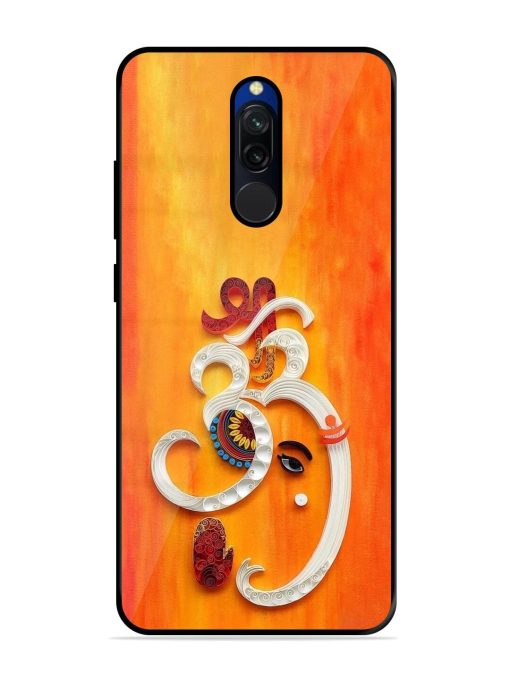 Ganesha In Quilling Art Glossy Soft Edge Case for Xiaomi Redmi 8