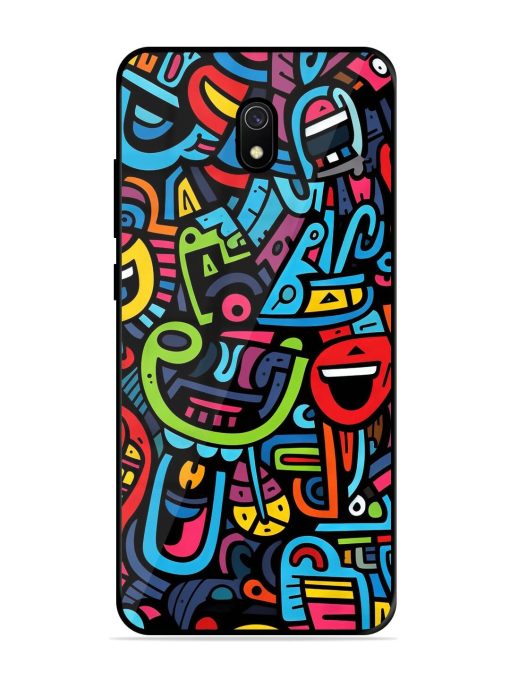 Doodlephoria Glossy Soft Edge Case for Xiaomi Redmi 8A Chachhi