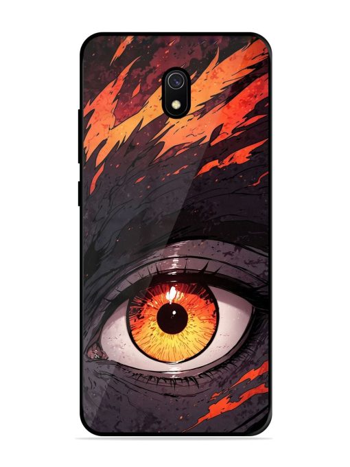 Inferno Gaze Glossy Soft Edge Case for Xiaomi Redmi 8A Chachhi