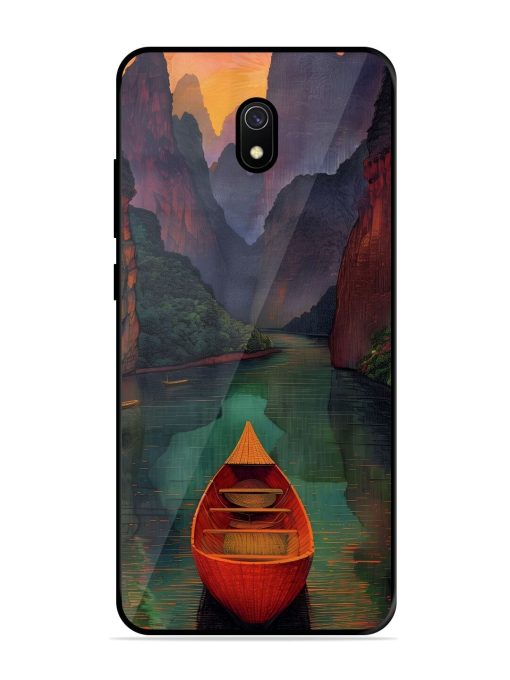 Serene Passage Glossy Soft Edge Case for Xiaomi Redmi 8A Chachhi