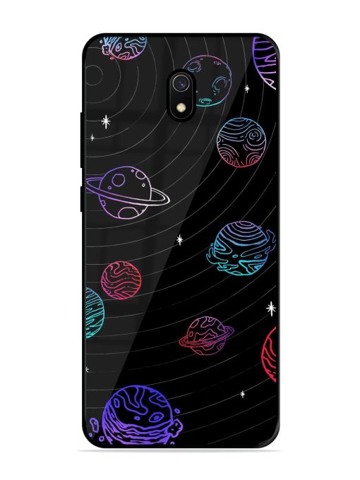 Cosmic Ballet Glossy Soft Edge Case for Xiaomi Redmi 8A Chachhi