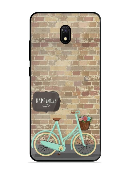 Pedaling Towards Happiness Glossy Soft Edge Case for Xiaomi Redmi 8A Chachhi