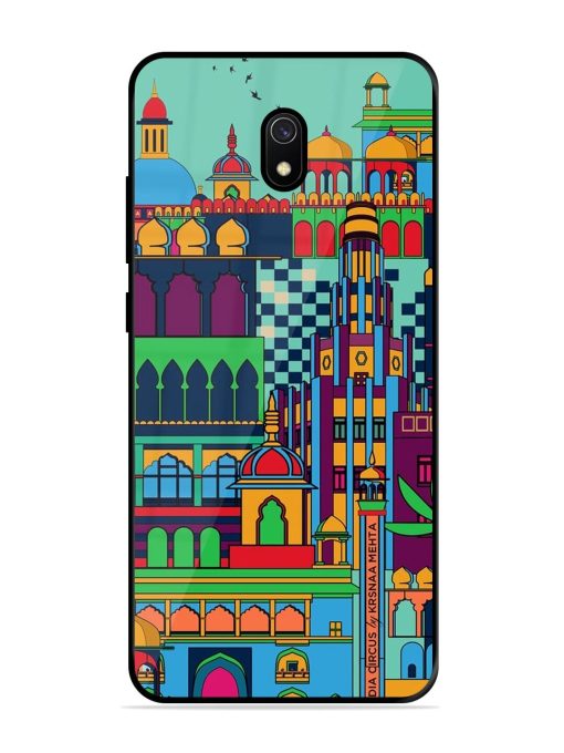 Indian Tapestry Glossy Soft Edge Case for Xiaomi Redmi 8A Chachhi