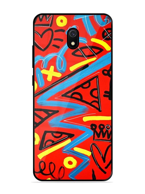 Groovy Garden Glossy Soft Edge Case for Xiaomi Redmi 8A Chachhi