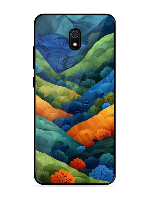 Serene Summits Glossy Soft Edge Case for Xiaomi Redmi 8A Chachhi