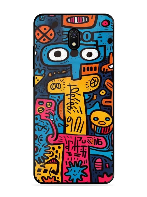 Doodletopia Glossy Soft Edge Case for Xiaomi Redmi 8A Chachhi