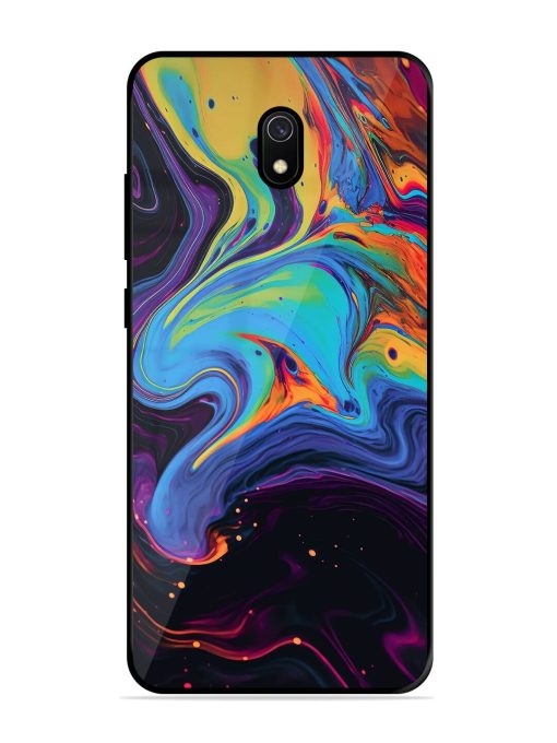 Liquid Dreamscape Glossy Soft Edge Case for Xiaomi Redmi 8A Chachhi