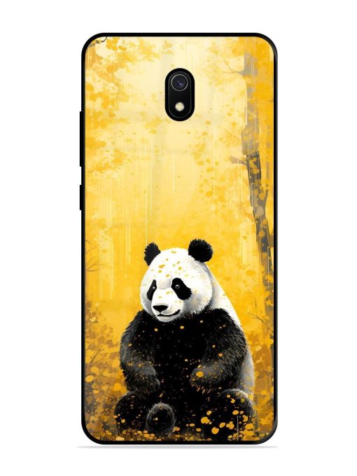 Golden Solitude Glossy Soft Edge Case for Xiaomi Redmi 8A Chachhi