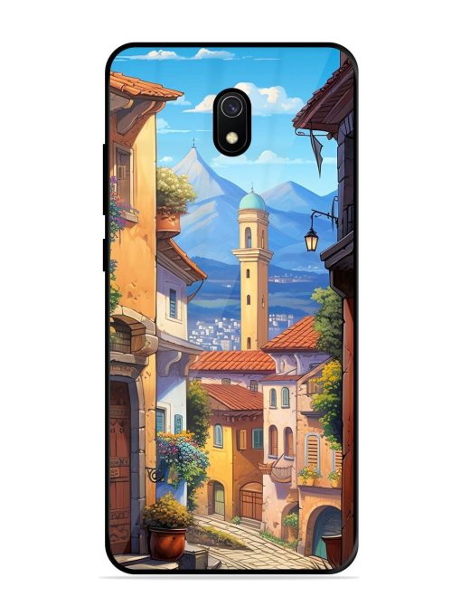 Tuscan Twilight Glossy Soft Edge Case for Xiaomi Redmi 8A Chachhi