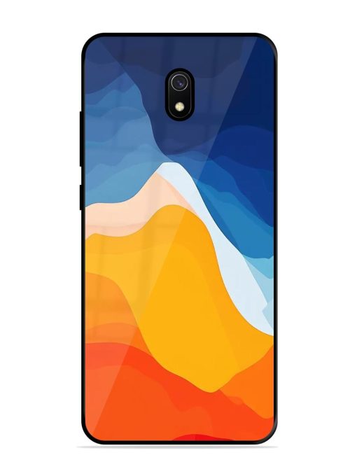 Liquid Landscape Glossy Soft Edge Case for Xiaomi Redmi 8A Chachhi