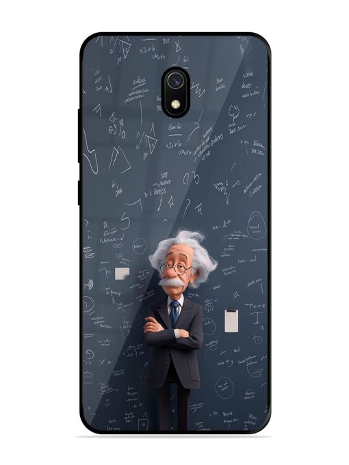 Albert Einstein Glossy Soft Edge Case for Xiaomi Redmi 8A Chachhi