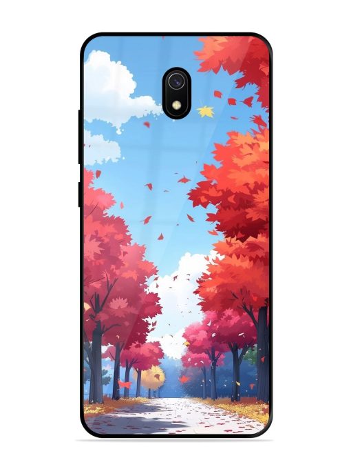 Autumn'S Embrace Glossy Soft Edge Case for Xiaomi Redmi 8A Chachhi