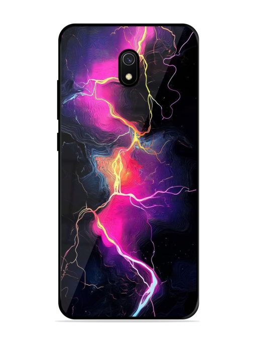 Electric Dreams Glossy Soft Edge Case for Xiaomi Redmi 8A Chachhi