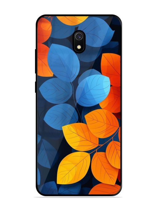 Autumn'S Contrast Glossy Soft Edge Case for Xiaomi Redmi 8A Chachhi