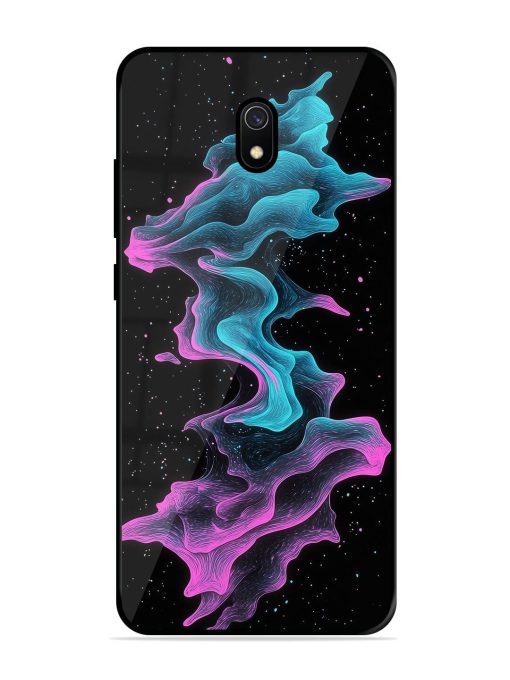 Cosmic Currents Glossy Soft Edge Case for Xiaomi Redmi 8A Chachhi