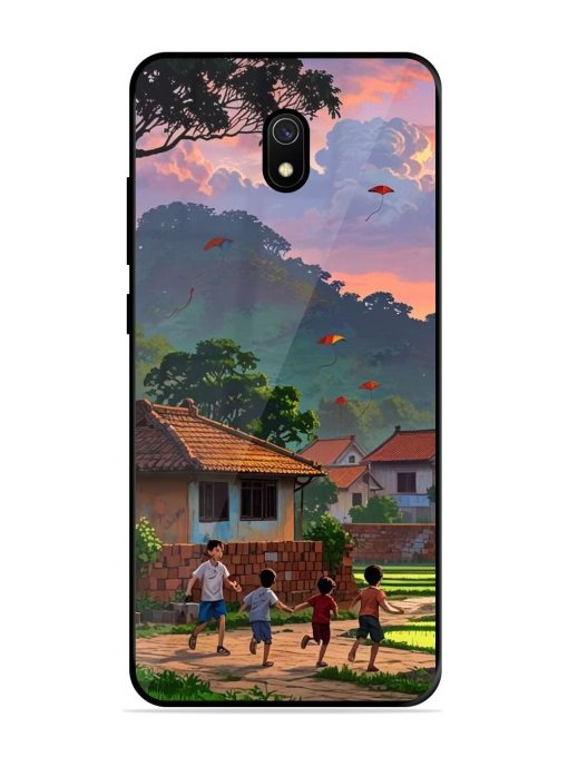 Sunset Play Glossy Soft Edge Case for Xiaomi Redmi 8A Chachhi