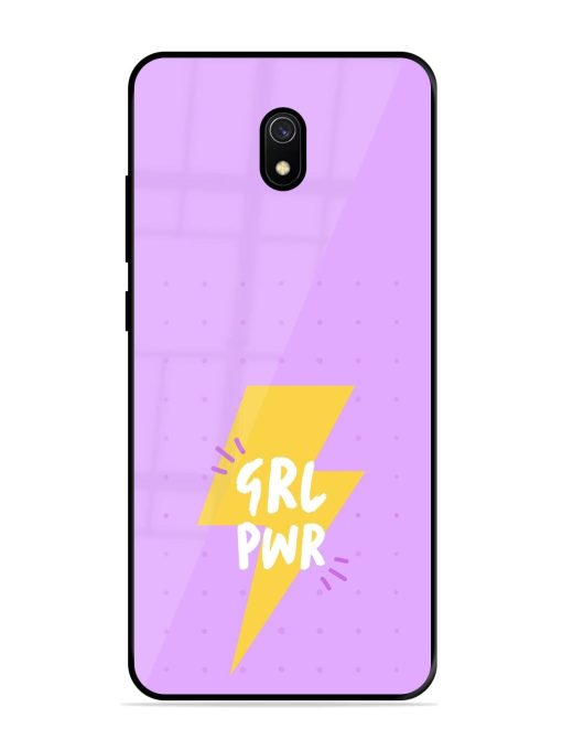 Girl Power Spark Glossy Soft Edge Case for Xiaomi Redmi 8A Chachhi