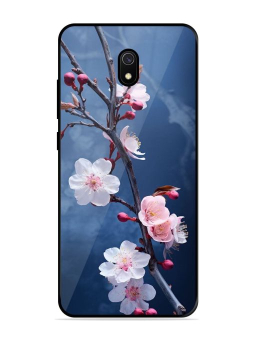 Delicate Blossoms Glossy Soft Edge Case for Xiaomi Redmi 8A Chachhi