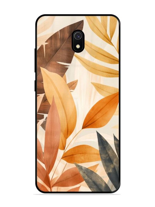 Earthy Elegance Glossy Soft Edge Case for Xiaomi Redmi 8A Chachhi