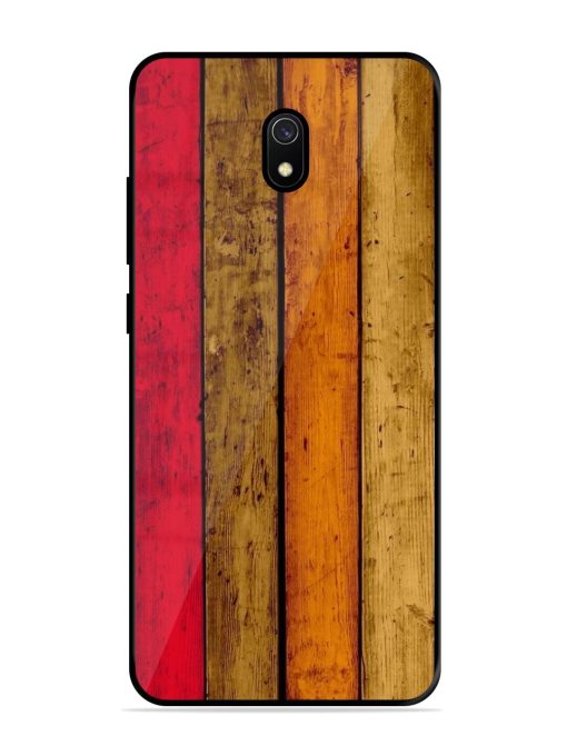 Colorful Woodgrain Glossy Soft Edge Case for Xiaomi Redmi 8A Chachhi