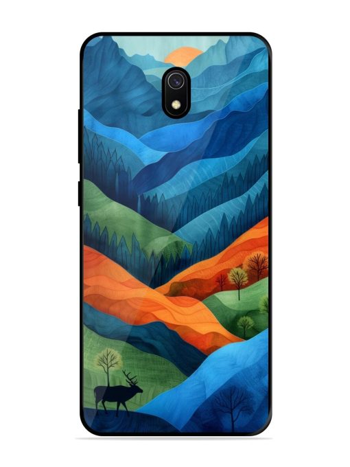 Layers Of The Land Glossy Soft Edge Case for Xiaomi Redmi 8A Chachhi