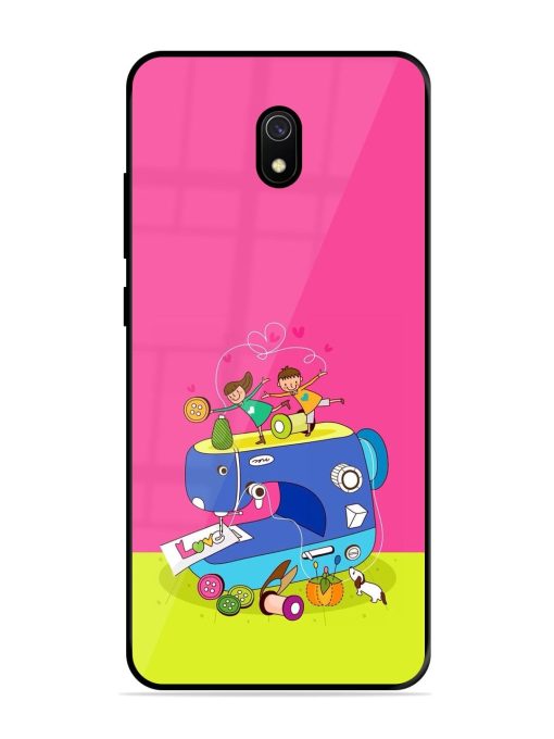 Sew Cute Glossy Soft Edge Case for Xiaomi Redmi 8A Chachhi