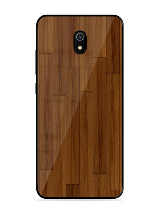 Warm Woodgrain Glossy Soft Edge Case for Xiaomi Redmi 8A Chachhi