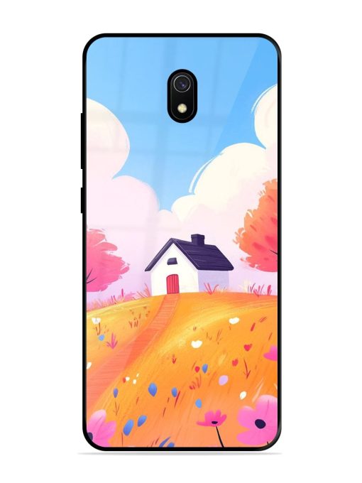 Hilltop Haven Glossy Soft Edge Case for Xiaomi Redmi 8A Chachhi