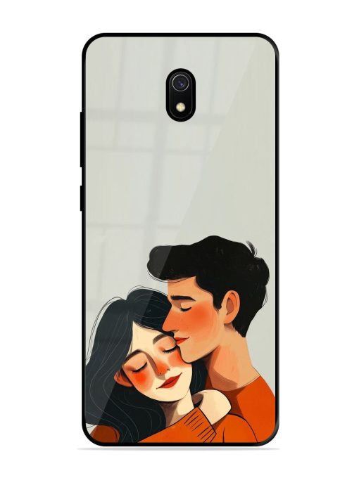 Craft Couples Glossy Soft Edge Case for Xiaomi Redmi 8A Chachhi