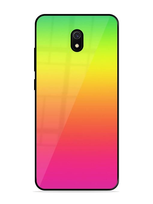 Rainbow Gradient Glossy Soft Edge Case for Xiaomi Redmi 8A Chachhi