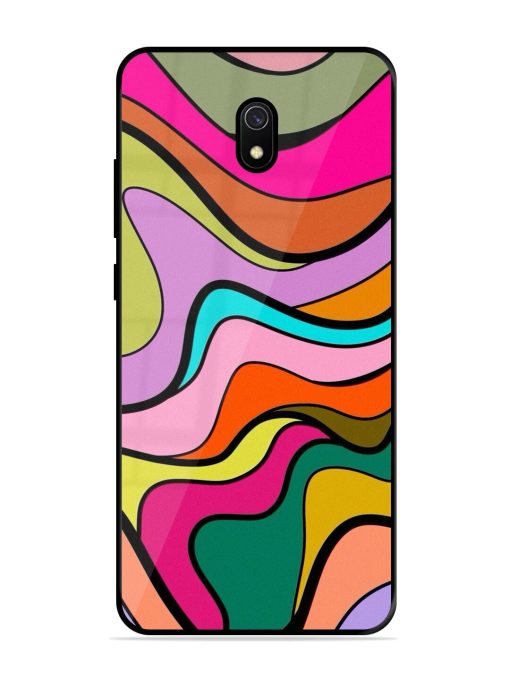 Wavy Wonder Glossy Soft Edge Case for Xiaomi Redmi 8A Chachhi