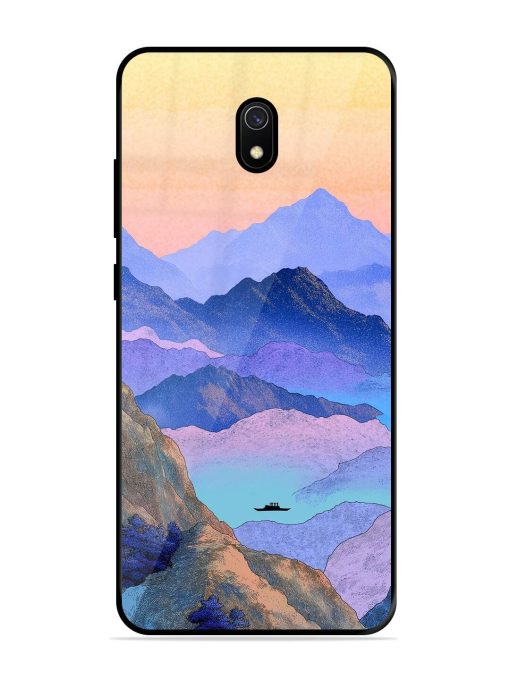 Mountain Mist Glossy Soft Edge Case for Xiaomi Redmi 8A Chachhi