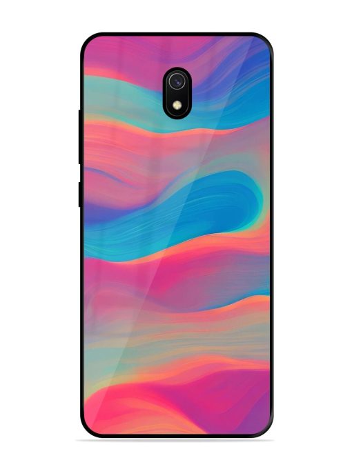 Wavy Wonder Glossy Soft Edge Case for Xiaomi Redmi 8A Chachhi