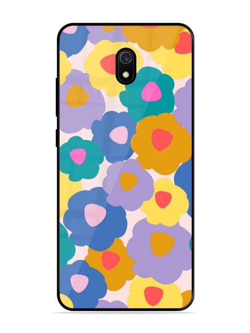 Flower Power Glossy Soft Edge Case for Xiaomi Redmi 8A Chachhi