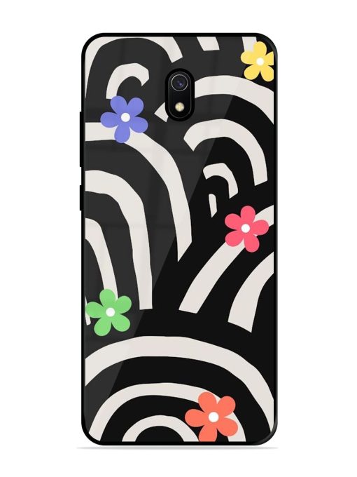 Rainbow Arcs Glossy Soft Edge Case for Xiaomi Redmi 8A Chachhi