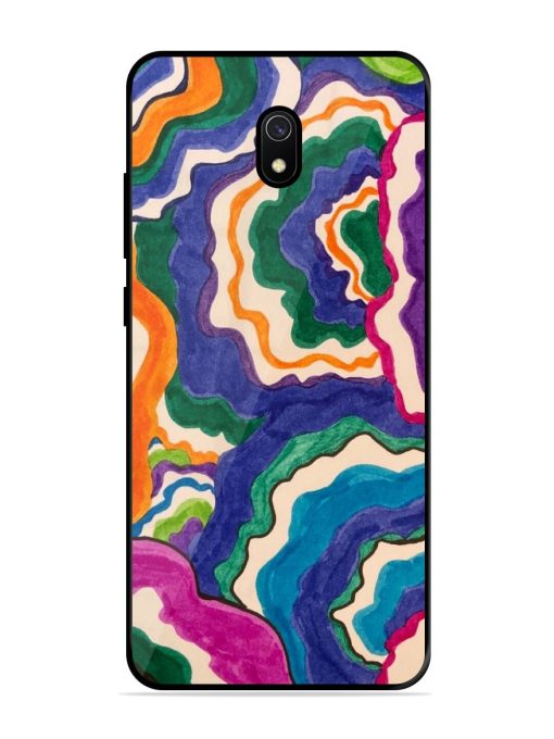 Wavy Wonder Glossy Soft Edge Case for Xiaomi Redmi 8A Chachhi