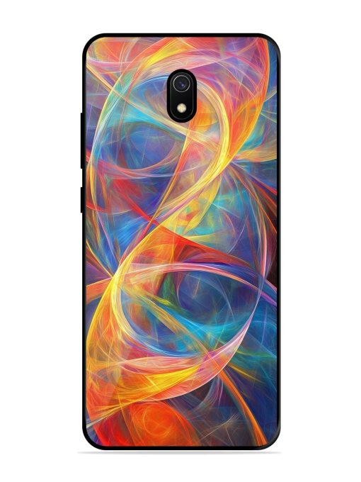 Cosmic Currents Glossy Soft Edge Case for Xiaomi Redmi 8A Chachhi