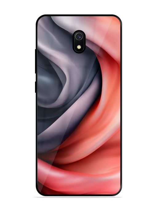 Swirling Silk Glossy Soft Edge Case for Xiaomi Redmi 8A Chachhi