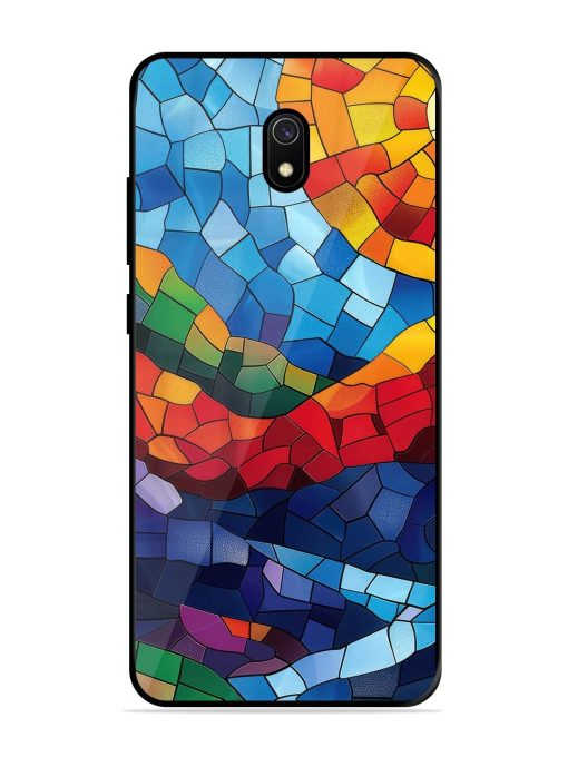 Mosaic Sunset Glossy Soft Edge Case for Xiaomi Redmi 8A Chachhi