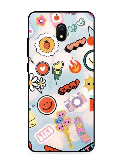 Cheerful Glossy Soft Edge Case for Xiaomi Redmi 8A Chachhi