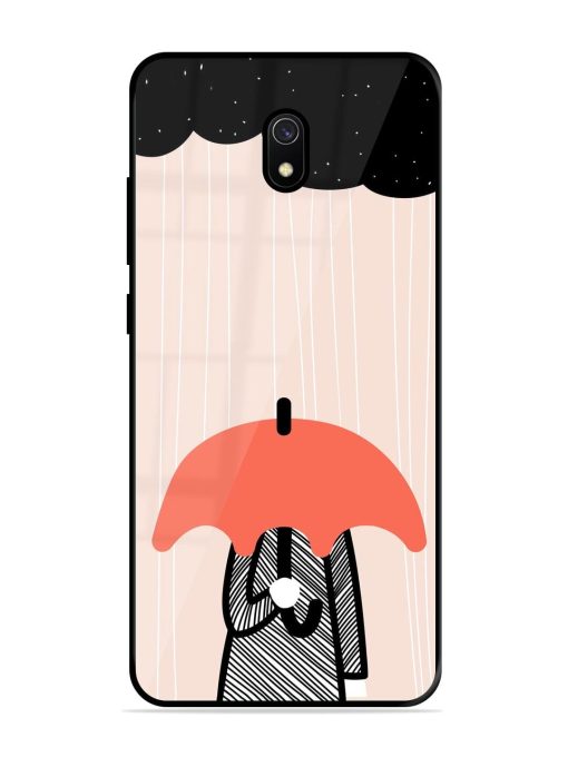 Stormy Weather, Shielded Soul Glossy Soft Edge Case for Xiaomi Redmi 8A Chachhi