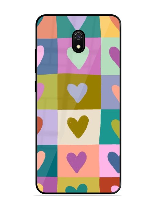 Box Of Hearts Glossy Soft Edge Case for Xiaomi Redmi 8A Chachhi