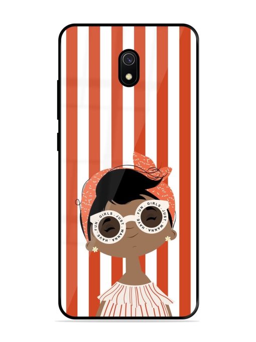 Girls Just Wanna Have Fun Glossy Soft Edge Case for Xiaomi Redmi 8A Chachhi