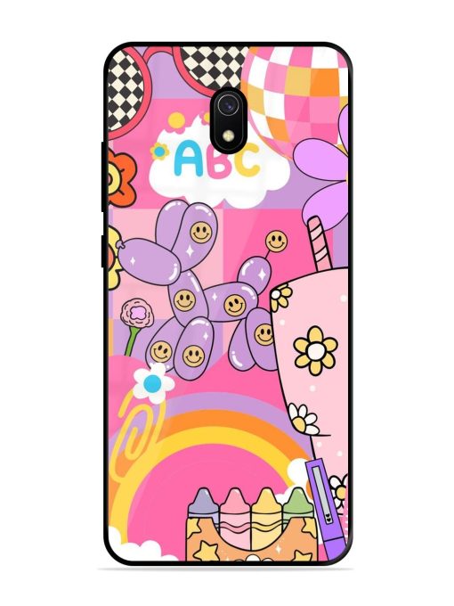 Whimsical Y2K Chaos Glossy Soft Edge Case for Xiaomi Redmi 8A Chachhi