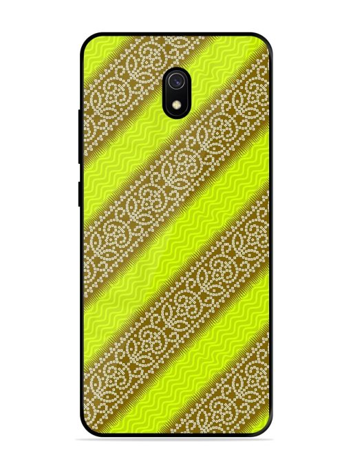 Golden Bandana Bliss Glossy Soft Edge Case for Xiaomi Redmi 8A Chachhi